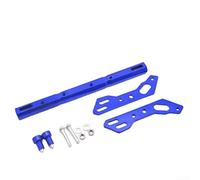 SPORTARC Support de fixation pour déflecteur d'air de moto pour guidon de caméra GPS - Alliage d'aluminium rouge, noir, or, bleu, titane fourche avant (bleu)