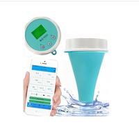 SPORTARC Testeur de température et de pH numérique Bluetooth 6 en 1 pour chlore ORP EC