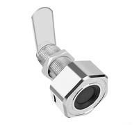 SPORTARC Verrou intelligent à empreintes digitales, verrou biométrique à empreintes digitales de 30 mm, verrouillage intelligent sans clé pour table de chevet (argenté)