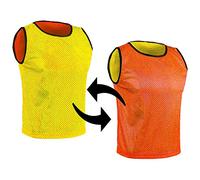 SPORTBIBS Maillots réversible de Football, Gilets Double Face, Chasubles pour Enfants, Juniors et Adultes, Chemises de Foot, Dossard Hommes et Femmes. Variété de Tailles et Couleurs, Non Logo