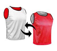 SPORTBIBS Maillots réversible de Football, Gilets Double Face, Chasubles pour Enfants, Juniors et Adultes, Chemises de Foot, Dossard Hommes et Femmes. Variété de Tailles et Couleurs, Non Logo