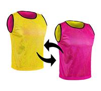 SPORTBIBS Maillots réversible de Football, Gilets double face, Chasubles pour enfants, juniors et adultes, Chemises de Foot, Dossard hommes et femmes. Variété de Tailles et Couleurs, non Logo
