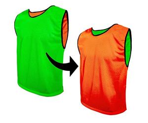 SPORTBIBS Maillots réversible de Football, Gilets double face, Chasubles pour enfants, juniors et adultes, Chemises de Foot, Dossard hommes et femmes. Variété de Tailles et Couleurs, non Logo