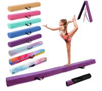 SportBob Poutre Gymnastique Pliable 300 cm, Poutre de Gymnastique Entraînement Portative pour Enfants et Adultes, Poutre d'equilibre vec Sac de Transport, pour débutants et Gymnastes Professionnels