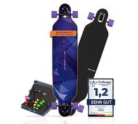 Sporterra Longboard [offre d'été] - Longboard pour adultes et adolescents - Optimisé jusque dans les moindres détails pour des aventures inoubliables sur le long board