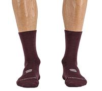 SPORTFUL 1119524-605 MERINO WOOL 18 SOCKS Socks Homme RED WINE BLACK Taille S