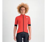Sportful Fiandre Light No Rain Short Sleeve Jacket Rouge S Femme Pompelmo