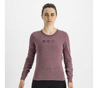 Sportful Giara Women's Long Sleeve T-Shirt M Red Wine