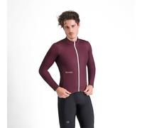 Sportful Maillot Thermal Homme Bordeaux - Maillots manches longues de cyclistes hommes M