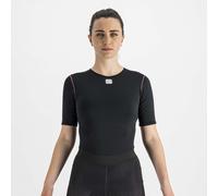 Sportful Midweight Women's Short Sleeve Base Layer 2XL Black