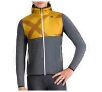 Sportful - Rythmo Jacket - Veste de ski de fond - M - black oyster / wood yellow