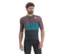 SPORTFUL Snap Jersey - Homme - Violet / Vert - taille S- modèle 2023