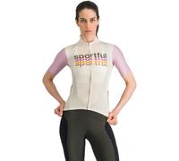 Sportful Maillot Supergiara Logo 2 Femme manches courtes Beige Taille L 2026