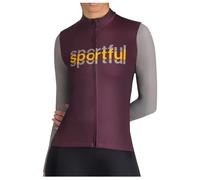 Sportful - Women's Supergiara Logo Thermal Jersey - Maillot de cyclisme - M - deep bordeaux