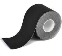 SPORTHERAPY Bande de Kinésiologie pour le Taping Sportif et Professionnel | DISPOSITIF MÉDICAL CERTIFIÉ | Ruban Physiothérapeutique Coloré | Adhésif, Respirant et Hydrofuge | 5cm x 5m (Noir Unique)