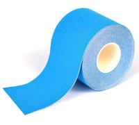 SPORTHERAPY Bande de Kinésiologie pour le Taping Sportif et Professionnel | DISPOSITIF MÉDICAL CERTIFIÉ | Ruban Physiothérapeutique Coloré | Adhésif, Respirant et Hydrofuge | 5cm x 5m (Bleu Unique)