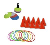 Sporti France Kit The Must Haves – cônes d'entraînement Multicolore