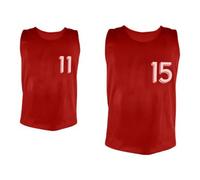 Sporti France Gilet D´entraînement Numbered 11 To 15 5 Unités