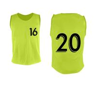 Sporti France Gilet D´entraînement Numbered 16 To 20 5 Unités