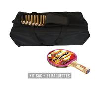 Sporti France Kit Raquette (sac + 20 Raquettes) Fighter