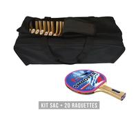 Sporti France Kit Raquette (sac + 20 Raquettes) Shooter