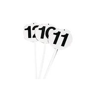 Sporti France Lot de 12 fiches de marquage Rondes
