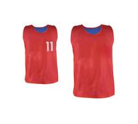 Sporti France Lot de 5 chasubles réversibles numérotées (N° 11 à 15)