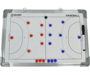 Sporti France Petit Tableau Recto Verso Handball 30x45cm