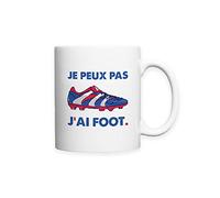 Sportifs du dimanche Mug Je Peux Pas J'Ai Foot - Mug céramique imprimé en France de la Marque