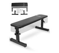 SPORTINATOR Banc de musculation réglable, banc de musculation réglable en hauteur sur 5 positions (38-54 cm), assise rembourrée et antidérapante, charge jusqu'à 200 kg