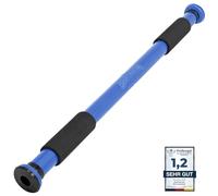 SPORTINATOR Barre de traction à fixer dans le cadre de la porte, pour votre salle de sport à domicile, longueur 60-102 cm, compacte, sûre et rapide sans perçage, capacité de charge jusqu'à 150 kg