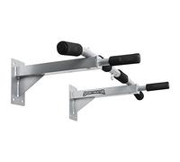 SPORTINATOR Barre de traction avec accessoires gris pour montage mural, barre de traction pour homegym