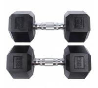 SPORTINATOR Haltère hexagonale de 10 kg Set de 2 Taille:taille unique