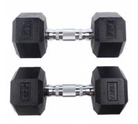 SPORTINATOR Haltère hexagonale de 7,5 kg Set de 2 Taille:taille unique