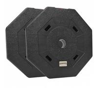 SPORTINATOR Plaques de pare-chocs de 4 kg Plaques de poids de fitness Set de 2 Taille :taille unique