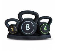 SPORTINATOR "Power" Kettlebell 2 kg 4 kg 8 kg Ensemble de 3 Taille:taille unique