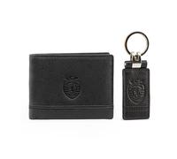 Sporting CP Portefeuille + Porte-clés (Noir)