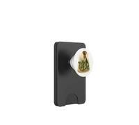 Sporting Dog Watercolor with Duck Decoy and Antler PopSockets PopWallet pour MagSafe