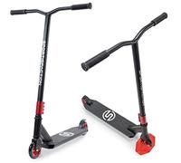 Sportisfaction Trottinette de cascade, design robuste pour figures et cascades, roulement à billes ABEC11, charge maximale de 100 kg, pour enfants et adultes, pont en aluminium de qualité supérieure,
