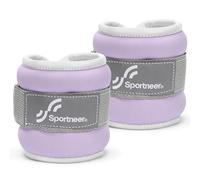 Sportneer Poids de cheville pour jambes et bras - Ensemble de manchettes lestées pour femmes et hommes pour la musculation, la course, la marche, le fitness - 2 x 0,5 kg / 2 x 1 kg / 2 x 1,5 kg / 2 x