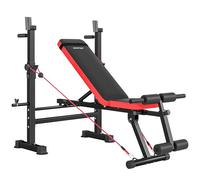 SPORTNOW Banc de Musculation Complet Multifonction Dossier Réglable
