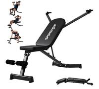 SPORTNOW Banc de musculation pliable avec extension de jambes 300kg