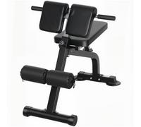 SPORTNOW Banc de Musculation Pliable avec Hauteur et Inclinaison Réglables pour Entraînement Dos Bras, 96,6x68x69-110cm, Noir