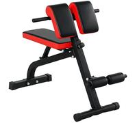 SPORTNOW Banc de Musculation Pliable Banc Lombaire 8 Positions Noir