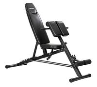 SPORTNOW Banc de musculation réglable 4 en 1 avec extension des jambes, pupitre à curl, dossier 6 positions, siège et rembourrage réglables, banc incliné multifonctionnel, charge de 150 kg, pour la