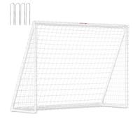 SPORTNOW - But de Football - Plastique - 240x90x180cm - Blanc