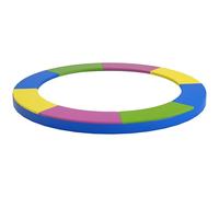 SPORTNOW Coussin de Protection Trampoline 305 cm Contour Trampoline avec Cordon élastique, Pads de sécurité Remplacement résistant aux intempéries et UV Anti-déchirure, Multicolore
