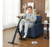 SPORTNOW Cyclette pour la Réadaptation des Jambes et des Bras Pliable, Écran LCD et Guidon Réglable en Hauteur, Noir