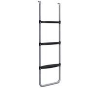 Sport Now Échelle de trampoline 3/2 marches larges, crochet universel, 120 kg Argent