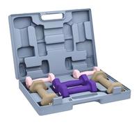 SPORTNOW Ensemble d'haltères hexagonaux total 12 kg avec mallette, lot de 6 haltères courts de gym, 1 kg - 3 kg avec revêtement en polyuréthane pour la maison, la gym, en acier, multicolore